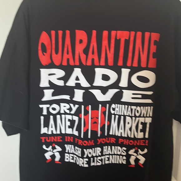 RARE Chinatown Market x Tory Lanez “Quarantine Radio” Shirt - Picture 2 of 2